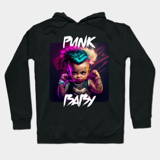 Graffiti Style - Cool Punk Baby 8 Hoodie